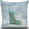 Soft & Stylish Cushion (43 x 43 cm), 50% Cotton/50% Polyester, Washable & Ironable, Concealed Zip, Silicone Filling | Perfect for Home Decor & Comfort