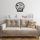 Soft & Stylish Cushion (43 x 43 cm), 50% Cotton/50% Polyester, Washable & Ironable, Concealed Zip, Silicone Filling | Perfect for Home Decor & Comfort