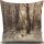 Soft & Stylish Cushion (43 x 43 cm), 50% Cotton/50% Polyester, Washable & Ironable, Concealed Zip, Silicone Filling | Perfect for Home Decor & Comfort