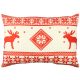 Soft & Stylish Cushion (33 x 48 cm), 50% Cotton/50% Polyester, Washable & Ironable, Concealed Zip, Silicone Filling | Perfect for Home Decor & Comfort