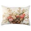 Soft & Stylish Cushion (33 x 48 cm), 50% Cotton/50% Polyester, Washable, Ironable, Concealed Zip, Silicone Filling | Perfect for Home Decor & Comfort