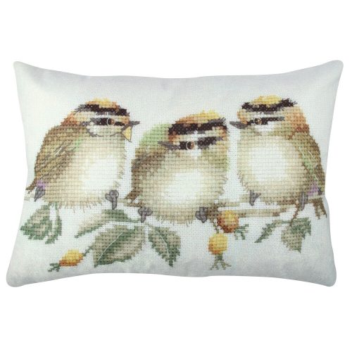 Soft & Stylish Cushion (33 x 48 cm), 50% Cotton/50% Polyester, Washable, Ironable, Concealed Zip, Silicone Filling | Perfect for Home Decor & Comfort