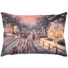 Soft & Stylish Cushion (33 x 48 cm), 50% Cotton/50% Polyester, Washable, Ironable, Concealed Zip, Silicone Filling | Perfect for Home Decor & Comfort