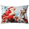Soft & Stylish Cushion (33 x 48 cm), 50% Cotton/50% Polyester, Washable, Ironable, Concealed Zip, Silicone Filling | Perfect for Home Decor & Comfort