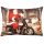 Soft & Stylish Cushion (33 x 48 cm), 50% Cotton/50% Polyester, Washable, Ironable, Concealed Zip, Silicone Filling | Perfect for Home Decor & Comfort