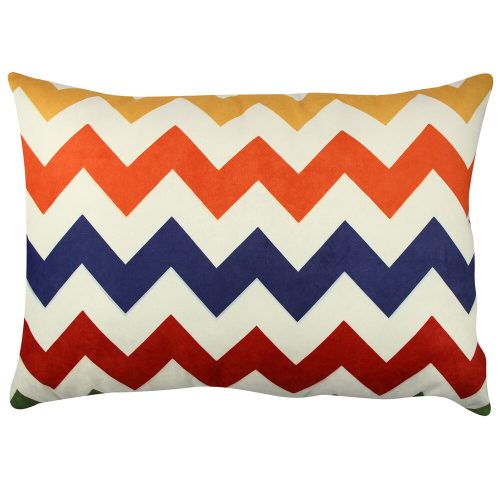 Soft & Stylish Cushion (33 x 48 cm), 50% Cotton/50% Polyester, Washable, Ironable, Concealed Zip, Silicone Filling | Perfect for Home Decor & Comfort