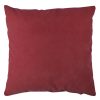 Maroon Cushion (43 x 43 cm), 100% Polyester, Washable & Ironable, Concealed Zip, Silicone Filling | Soft & Stylish for Home Decor & Comfort