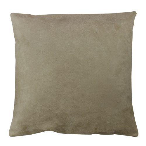Soft Grey Cushion (43 x 43 cm), 100% Polyester, Washable & Ironable, Concealed Zip, Silicone Filling | Perfect for Home Decor & Comfort