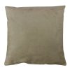Soft Grey Cushion (43 x 43 cm), 100% Polyester, Washable & Ironable, Concealed Zip, Silicone Filling | Perfect for Home Decor & Comfort