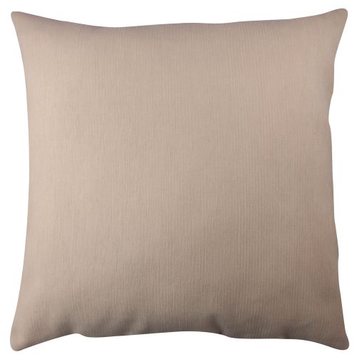 Bone White Cushion (43 x 43 cm), 100% Polyester, Washable & Ironable, Concealed Zip, Silicone Filling | Soft & Stylish for Home Decor & Comfort