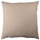 Bone White Cushion (43 x 43 cm), 100% Polyester, Washable & Ironable, Concealed Zip, Silicone Filling | Soft & Stylish for Home Decor & Comfort