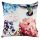 Soft & Stylish Cushion (43 x 43 cm), 50% Cotton/50% Polyester, Washable & Ironable, Concealed Zip, Silicone Filling | Perfect for Home Decor & Comfort