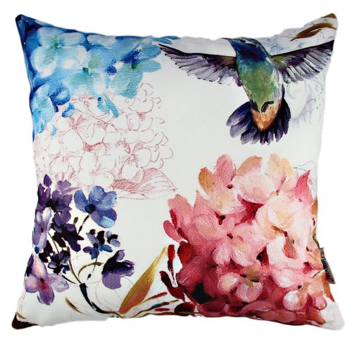 Soft & Stylish Cushion (43 x 43 cm), 50% Cotton/50% Polyester, Washable & Ironable, Concealed Zip, Silicone Filling | Perfect for Home Decor & Comfort