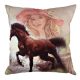 Soft & Stylish Cushion (43 x 43 cm), 50% Cotton/50% Polyester, Washable & Ironable, Concealed Zip, Silicone Filling | Perfect for Home Decor & Comfort