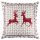 Soft & Stylish Cushion (43 x 43 cm), 50% Cotton/50% Polyester, Washable & Ironable, Concealed Zip, Silicone Filling | Perfect for Home Decor & Comfort