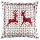 Soft & Stylish Cushion (43 x 43 cm), 50% Cotton/50% Polyester, Washable & Ironable, Concealed Zip, Silicone Filling | Perfect for Home Decor & Comfort