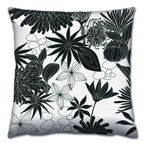 Soft & Stylish Cushion (43 x 43 cm), 50% Cotton/50% Polyester, Washable & Ironable, Concealed Zip, Silicone Filling | Perfect for Home Decor & Comfort