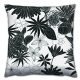 Soft & Stylish Cushion (43 x 43 cm), 50% Cotton/50% Polyester, Washable & Ironable, Concealed Zip, Silicone Filling | Perfect for Home Decor & Comfort