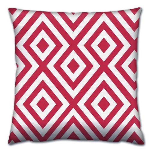 Soft & Stylish Cushion (43 x 43 cm), 50% Cotton/50% Polyester, Washable & Ironable, Concealed Zip, Silicone Filling | Perfect for Home Decor & Comfort
