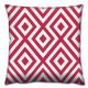 Soft & Stylish Cushion (43 x 43 cm), 50% Cotton/50% Polyester, Washable & Ironable, Concealed Zip, Silicone Filling | Perfect for Home Decor & Comfort