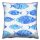 Soft & Stylish Cushion (43 x 43 cm), 50% Cotton/50% Polyester, Washable & Ironable, Concealed Zip, Silicone Filling | Perfect for Home Decor & Comfort
