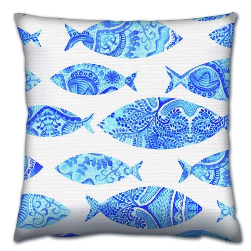 Soft & Stylish Cushion (43 x 43 cm), 50% Cotton/50% Polyester, Washable & Ironable, Concealed Zip, Silicone Filling | Perfect for Home Decor & Comfort