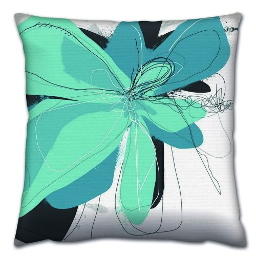Soft & Stylish Cushion (43 x 43 cm), 50% Cotton/50% Polyester, Washable & Ironable, Concealed Zip, Silicone Filling | Perfect for Home Decor & Comfort
