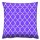 Soft & Stylish Cushion (43 x 43 cm), 50% Cotton/50% Polyester, Washable & Ironable, Concealed Zip, Silicone Filling | Perfect for Home Decor & Comfort