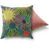 Soft & Stylish Cushion (43 x 43 cm), 50% Cotton/50% Polyester, Washable & Ironable, Concealed Zip, Silicone Filling | Perfect for Home Decor & Comfort
