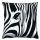 Soft & Stylish Cushion (43 x 43 cm), 50% Cotton/50% Polyester, Washable & Ironable, Concealed Zip, Silicone Filling | Perfect for Home Decor & Comfort