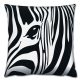 Soft & Stylish Cushion (43 x 43 cm), 50% Cotton/50% Polyester, Washable & Ironable, Concealed Zip, Silicone Filling | Perfect for Home Decor & Comfort