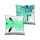 Soft & Stylish Cushion Set (2 Pieces), 43 x 43 cm | 50% Cotton & 50% Polyester, Washable, Ironable, Concealed Zip, Silicone Filling | Perfect for Home Decor