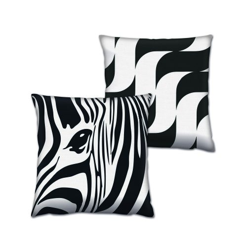 Soft & Stylish Cushion Set (2 Pieces), 43 x 43 cm | 50% Cotton & 50% Polyester, Washable, Ironable, Concealed Zip, Silicone Filling | Perfect for Home Decor