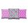 Soft & Stylish Cushion Set (3 Pieces), 43 x 43 cm | 50% Cotton & 50% Polyester, Washable & Ironable, Concealed Zip, Silicone Filling | Perfect for Home Decor