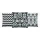 Soft & Stylish Cushion Set (3 Pieces), 43 x 43 cm | 50% Cotton & 50% Polyester, Washable & Ironable, Concealed Zip, Silicone Filling | Perfect for Home Decor