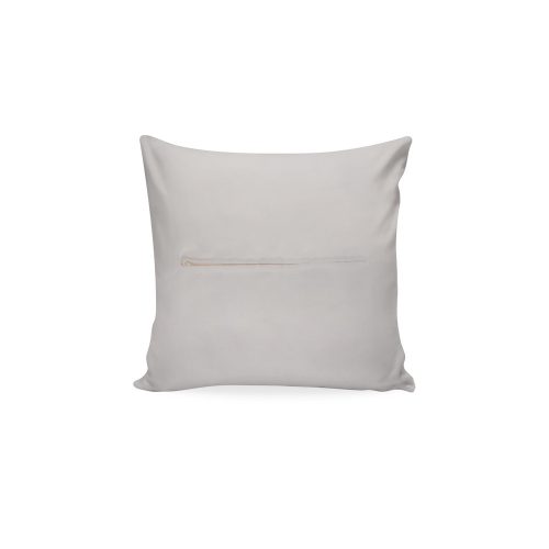Soft & Stylish Cushion (43 x 43 cm), 50% Cotton/50% Polyester, Washable & Ironable, Concealed Zip, Silicone Filling | Perfect for Home Decor & Comfort
