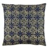 Soft & Stylish Cushion (43 x 43 cm), 50% Cotton/50% Polyester, Washable & Ironable, Concealed Zip, Silicone Filling | Perfect for Home Decor & Comfort