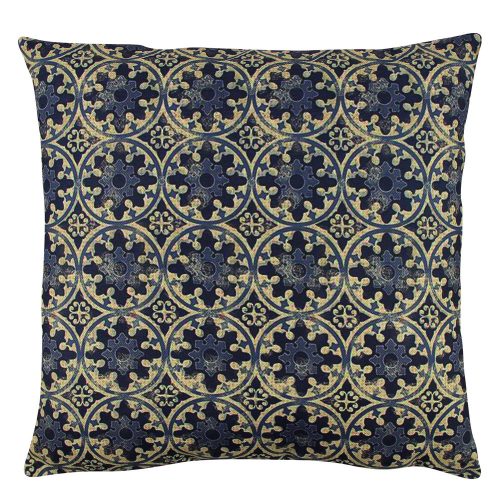 Soft & Stylish Cushion (43 x 43 cm), 50% Cotton/50% Polyester, Washable & Ironable, Concealed Zip, Silicone Filling | Perfect for Home Decor & Comfort