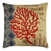 Soft & Stylish Cushion (43 x 43 cm), 50% Cotton/50% Polyester, Washable & Ironable, Concealed Zip, Silicone Filling | Perfect for Home Decor & Comfort