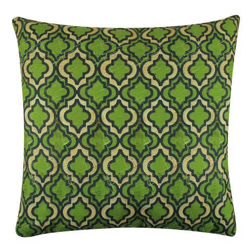 Soft & Stylish Cushion (43 x 43 cm), 50% Cotton/50% Polyester, Washable & Ironable, Concealed Zip, Silicone Filling | Perfect for Home Decor & Comfort