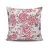 Soft & Stylish Cushion (43 x 43 cm), 50% Cotton/50% Polyester, Machine Washable, Ironable, Silicone Filling, Concealed Zip | Perfect for Home Decor