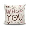 Stylish Cushion Cover 43x43 cm, 50% Cotton/50% Polyester, Washable & Ironable, Concealed Zip Closure | Perfect for Home Decor & Comfort