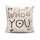 Stylish Cushion Cover 43x43 cm, 50% Cotton/50% Polyester, Washable & Ironable, Concealed Zip Closure | Perfect for Home Decor & Comfort