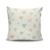 Stylish Cushion Cover 43x43 cm, 50% Cotton/50% Polyester, Washable & Ironable, Concealed Zip Closure | Perfect for Home Decor & Comfort