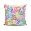 Stylish Cushion Cover 43x43 cm, 50% Cotton/50% Polyester, Washable & Ironable, Concealed Zip Closure | Perfect for Home Decor & Comfort