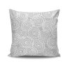 Stylish Cushion Cover 43x43 cm, 50% Cotton/50% Polyester, Washable & Ironable, Concealed Zip Closure | Perfect for Home Decor & Comfort