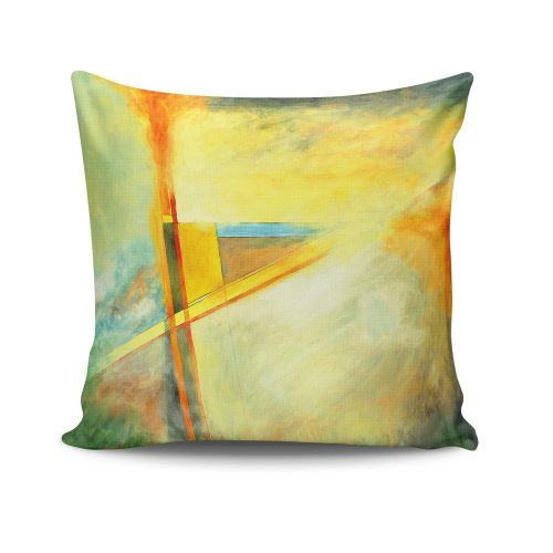 Stylish Cushion Cover 43x43 cm, 50% Cotton/50% Polyester, Washable & Ironable, Concealed Zip Closure | Perfect for Home Decor & Comfort