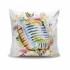 Stylish Cushion Cover 43x43 cm, 50% Cotton/50% Polyester, Washable & Ironable, Concealed Zip Closure | Perfect for Home Decor & Comfort