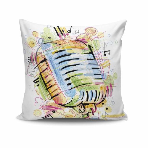 Stylish Cushion Cover 43x43 cm, 50% Cotton/50% Polyester, Washable & Ironable, Concealed Zip Closure | Perfect for Home Decor & Comfort