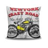 Stylish Cushion Cover 43x43 cm, 50% Cotton/50% Polyester, Washable & Ironable, Concealed Zip Closure | Perfect for Home Decor & Comfort